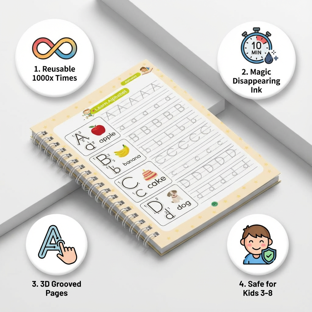 Elura Reusable Writing Books